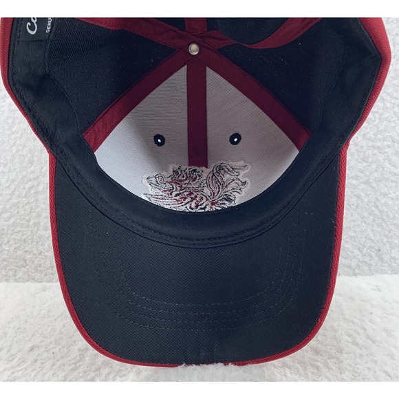 Carolina USC Gamecocks Baseball Hat Mens Hook Loop OSFM NCAA College Cocky Logo - Picture 7 of 9